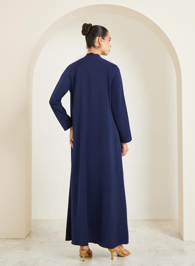 أميرة عباية مزينة مع فستان داخلي - Image 5